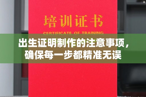 佛冈出生证明制作的注意事项，确保每一步都精准无误
