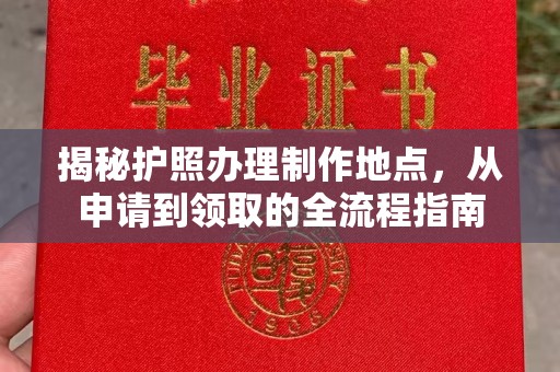 佛冈揭秘护照办理制作地点，从申请到领取的全流程指南