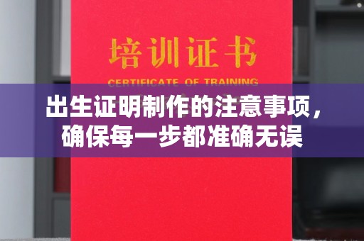佛冈出生证明制作的注意事项，确保每一步都准确无误